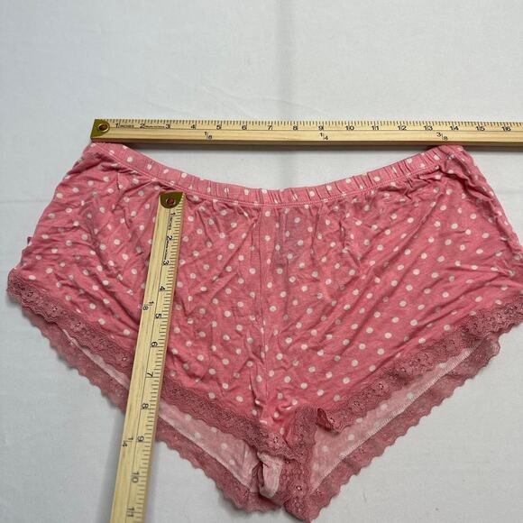 Velvet Kitten Size Large PJ Polka Dot Pink Bow Set - Picture 3 of 5